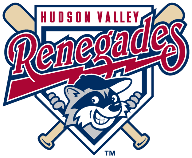 Hudson Valley Renegades 1998-2012 Primary Logo iron on paper